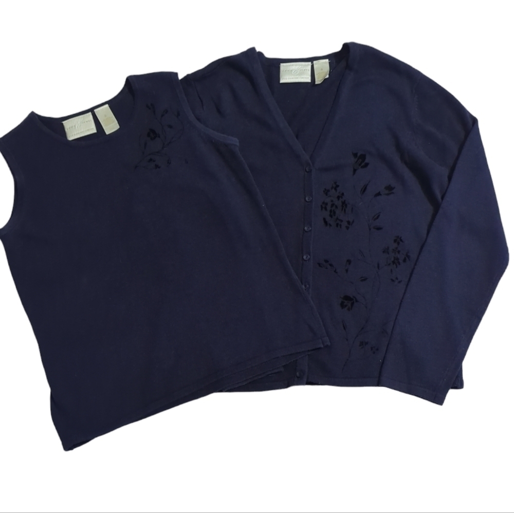 Womens Cardigan Sweater 90s Y2K Velvet Burnout Whimsigoth Fairygrunge Small